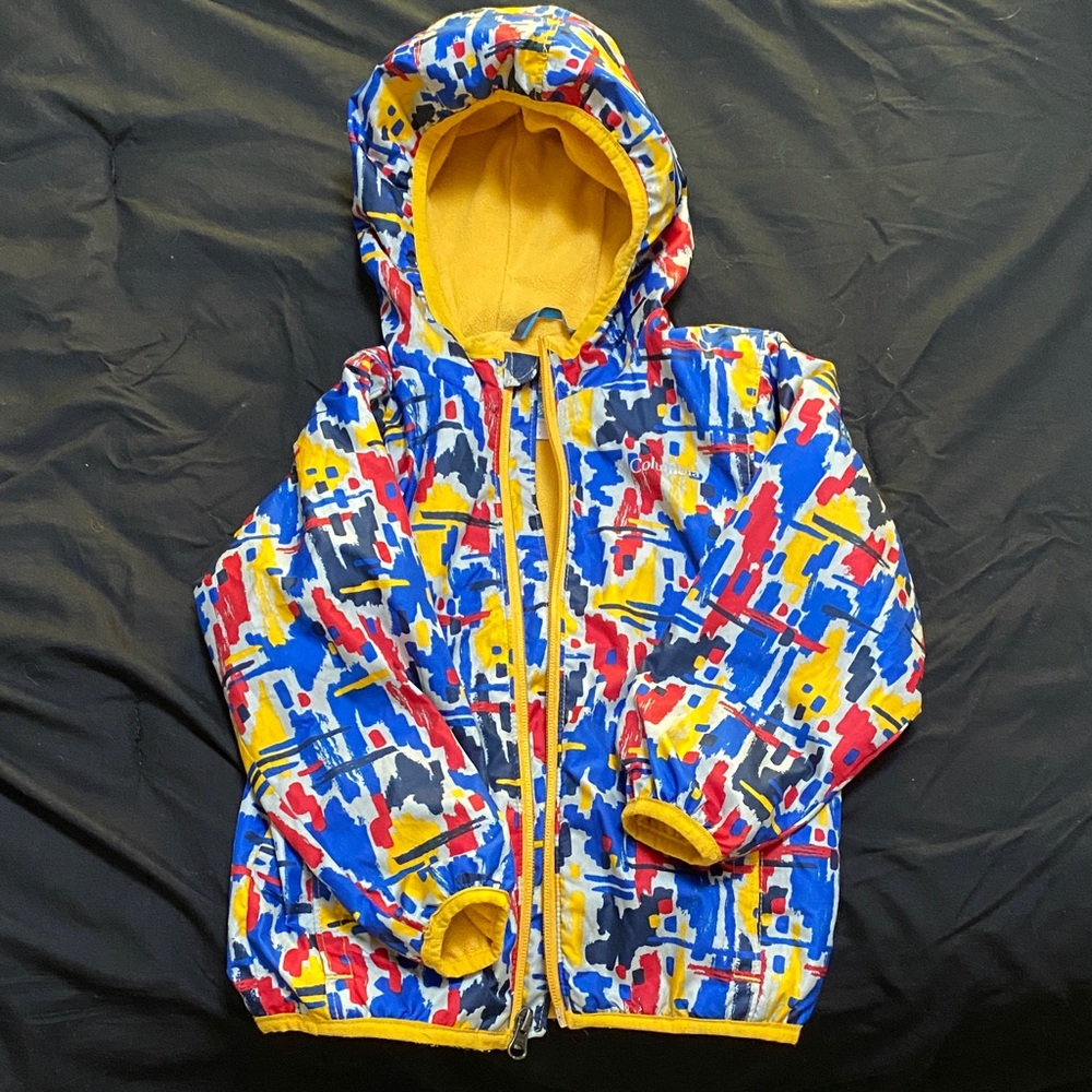 Columbia Multicolor Abstract Jacket
